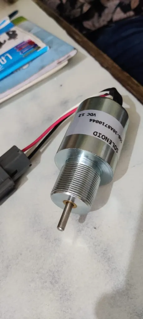 146-30A8710044 12V solenoid plunger and sticker