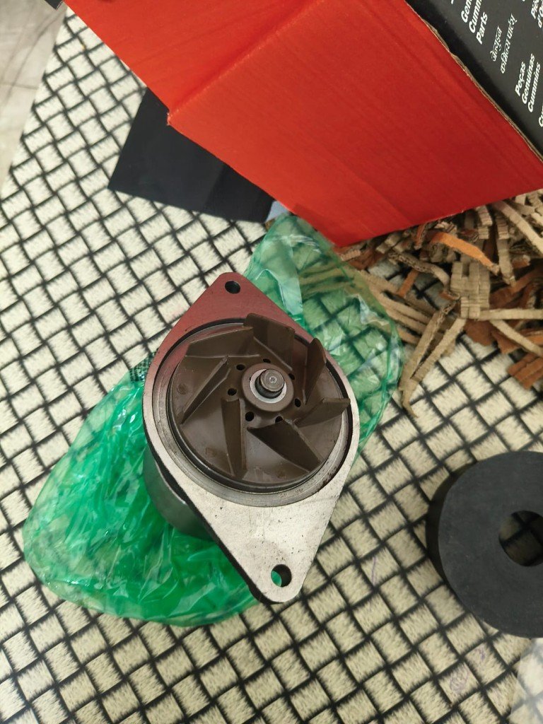 Cummins 3238367 water pump plastic impeller with O-ring kit — multi-angle warehouse photo independent export supplier