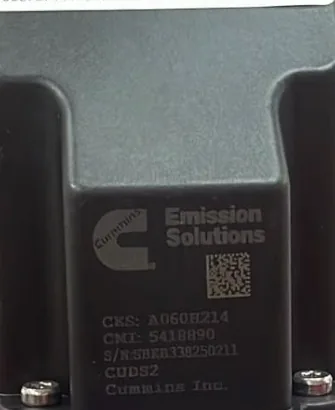 Cummins Emission Solutions label A060H214 5418890 CUDS2 serial SBEB338250211