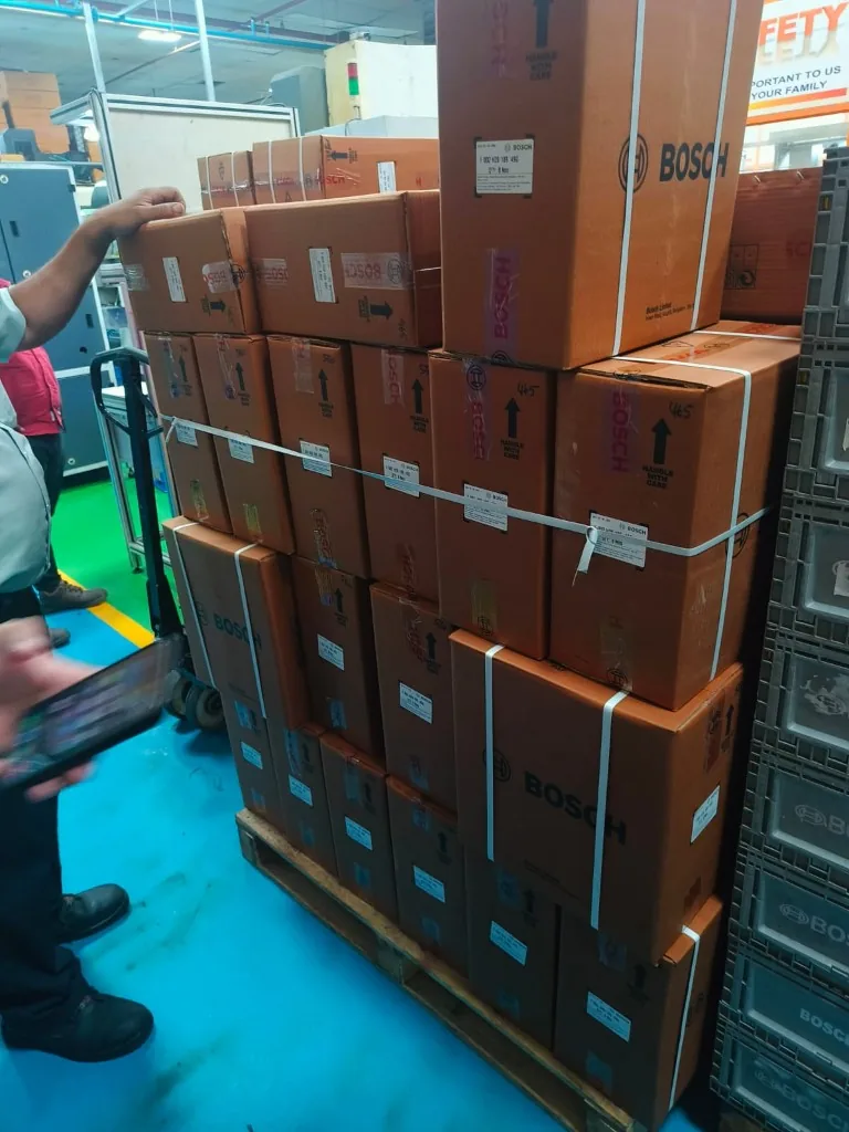 Line-item verification for mining fleet BOM requirements