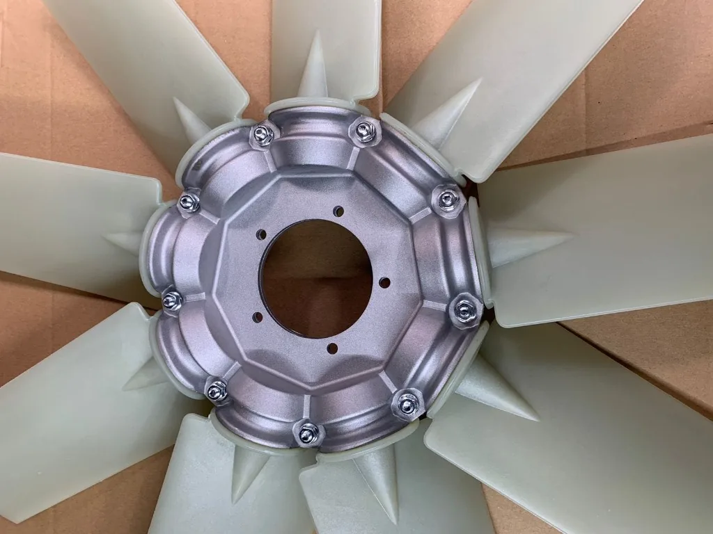 EX200 excavator cooling fan assembly