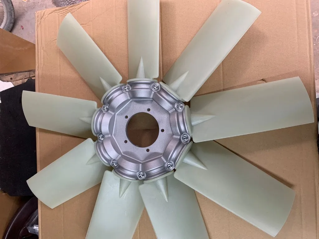 EX200 radiator fan silver hub with 4 mounting holes