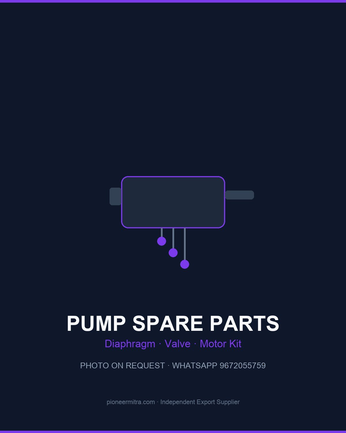 Flojet pump spare parts export India