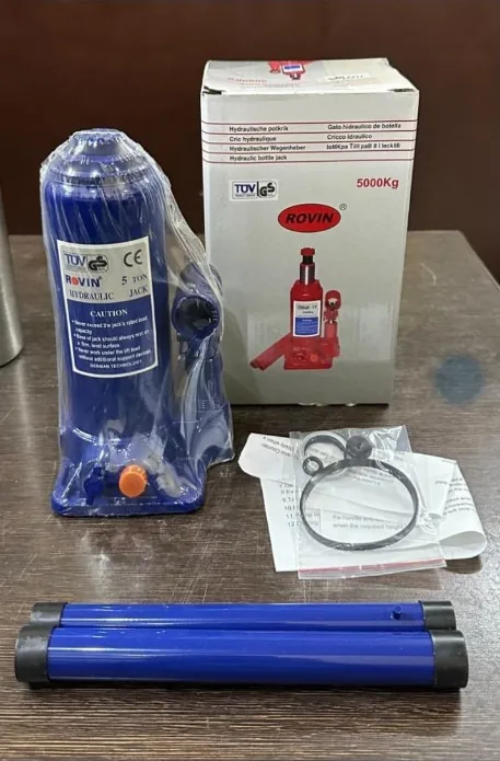 5 Ton ROVIN hydraulic bottle jack ready stock