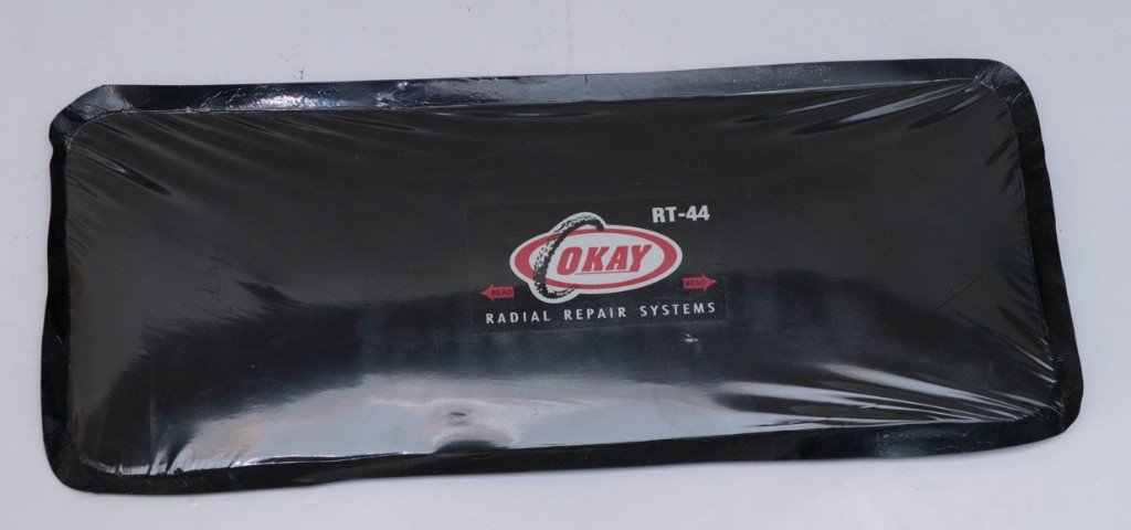 OKAY tyre repair patches stock photograph