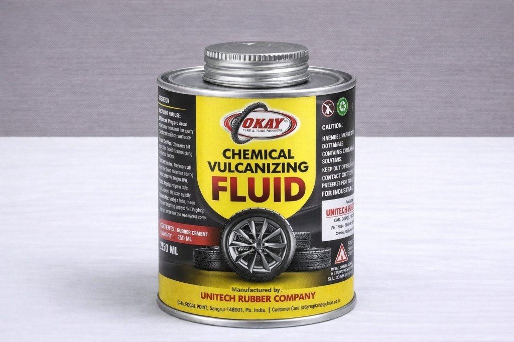 OKAY chemical vulcanizing fluid 250 ml tin