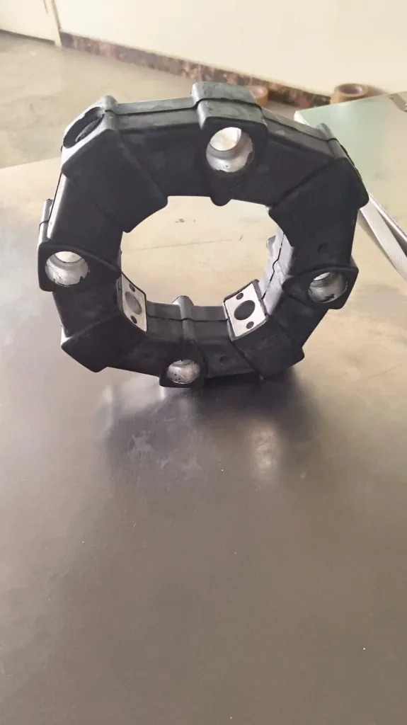 CENTAFLEX 22AS Size 22 coupling element angled on steel table