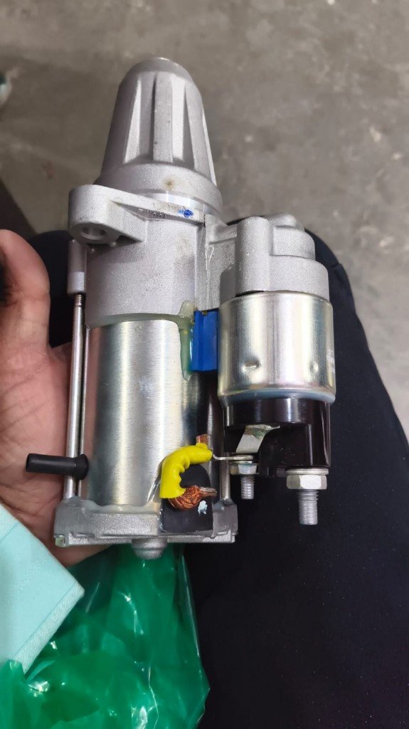 Comstar S01010101 solenoid switch rear electrical terminals