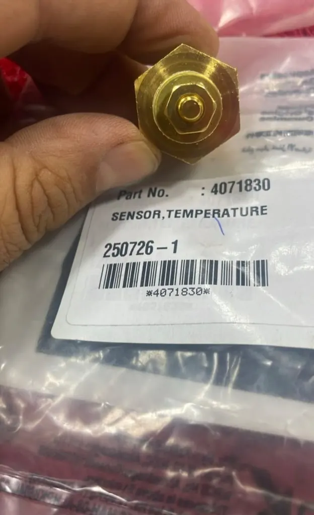Cummins 4071830 SENSOR TEMPERATURE bag label 250726-1