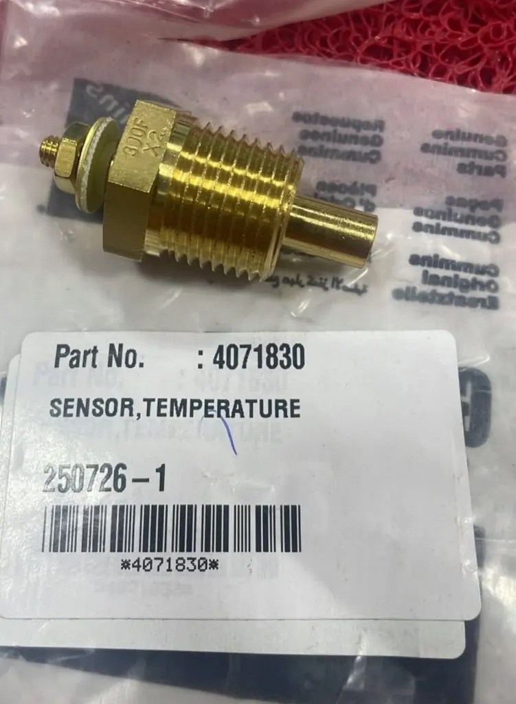Cummins 4071830 temperature sensor brass sender with 300F X2 stamp