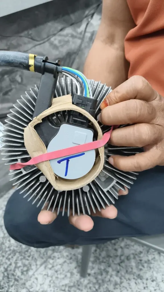 Cummins 5475924 fan clutch finned housing grey cap