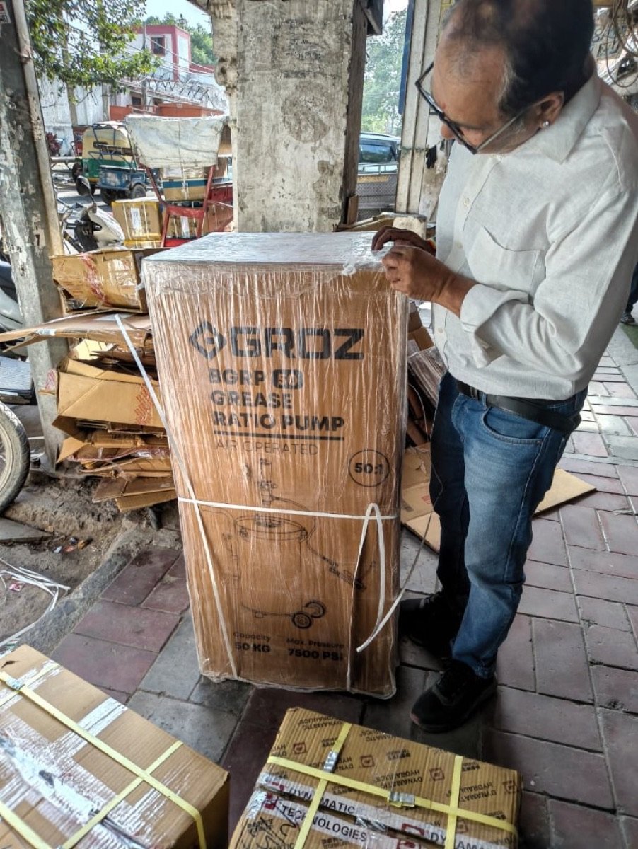 GROZ BGRP 50 grease ratio pump stock New Delhi
