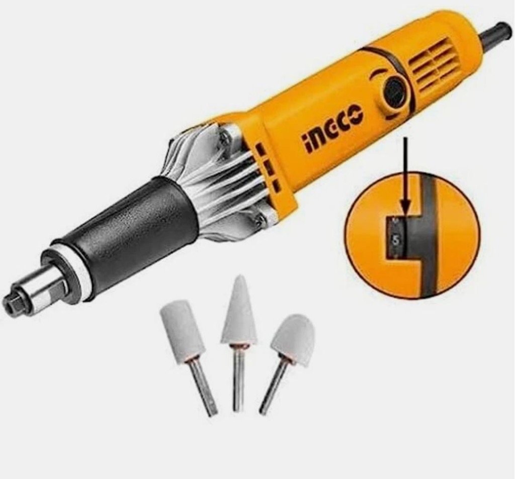 INGCO PDG5501 die grinder 550W 6mm with grinding stone accessories