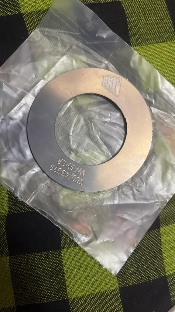 JCB 330/43079 washer stamped WASHER in clear bag