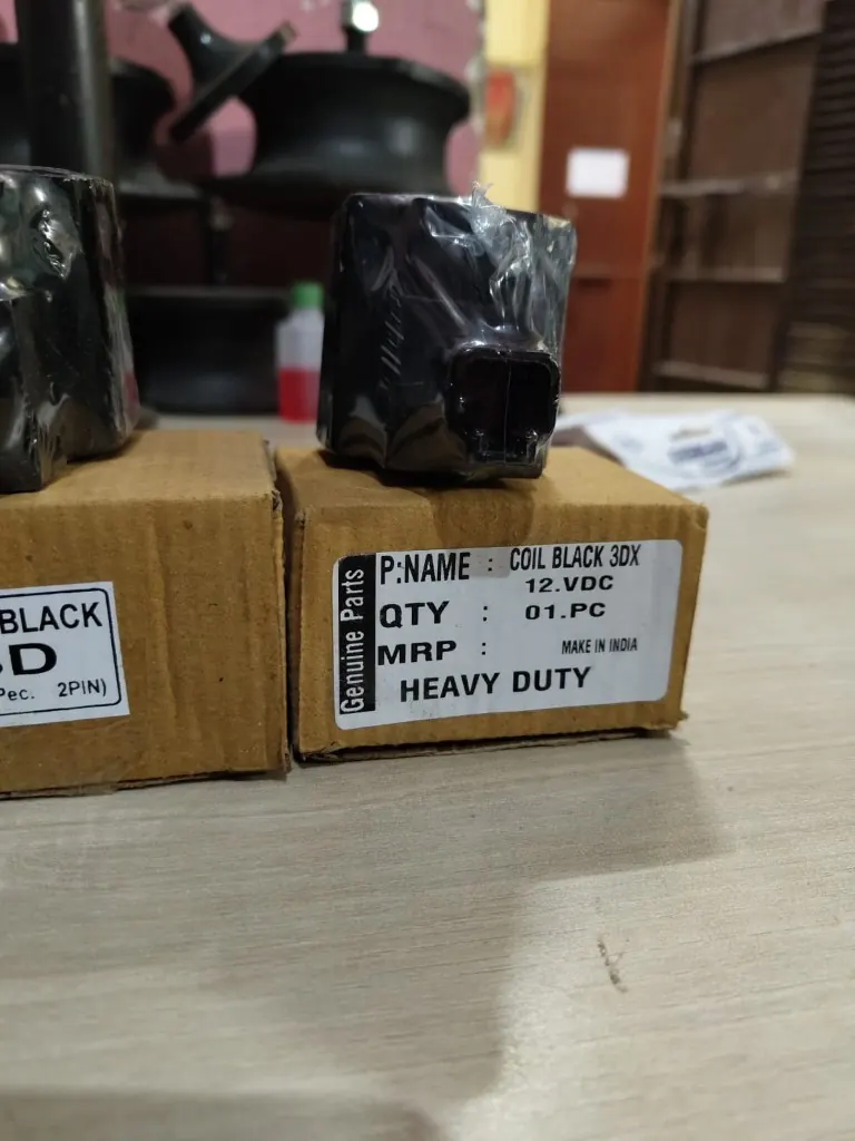 JCB 3DX coil black 12V DC MAKE IN INDIA carton