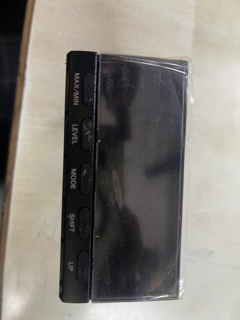 OMRON K3HB-VLC-L2BT11 weighing indicator front panel with MAX MIN MODE buttons