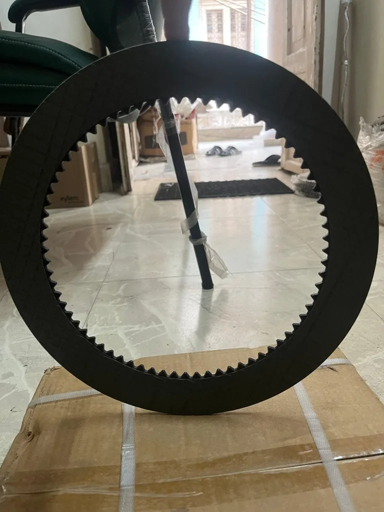 Part No. 550/43099 transmission friction plate face view export from India warehouse