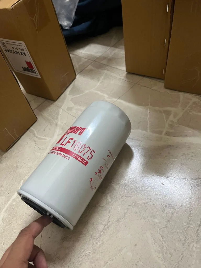 Part No. LF16075 spin-on lube filter — thread and seal area