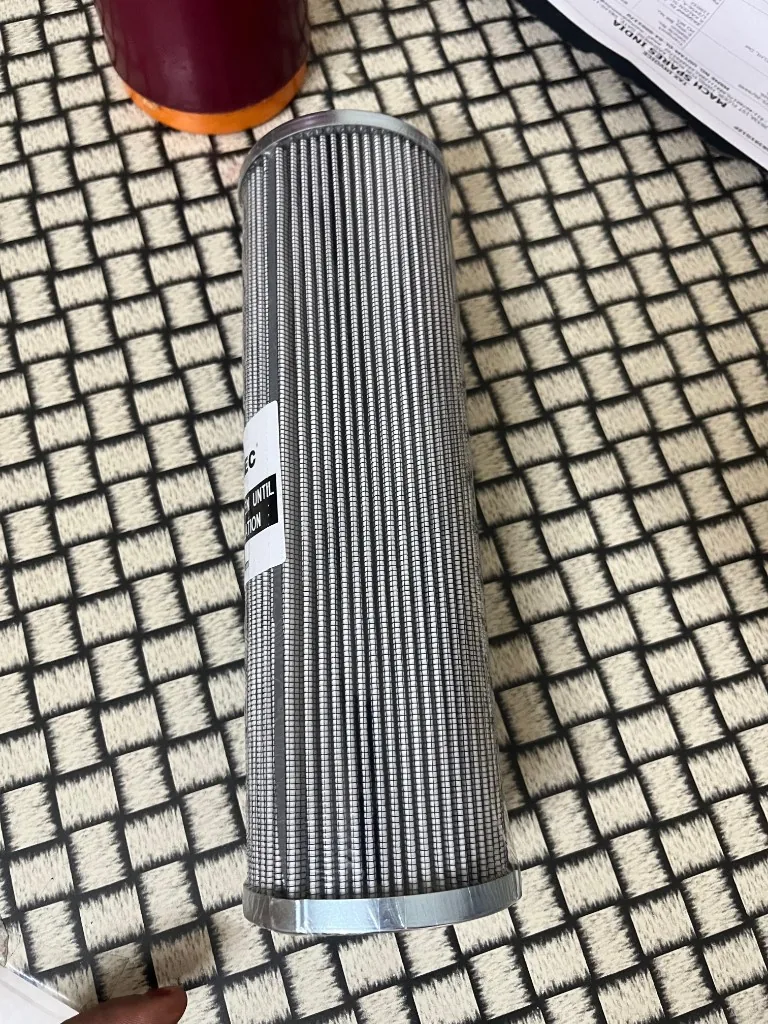 Filtrec XD250G pleated wire mesh filter element — side angle shrink-wrap warehouse export photo