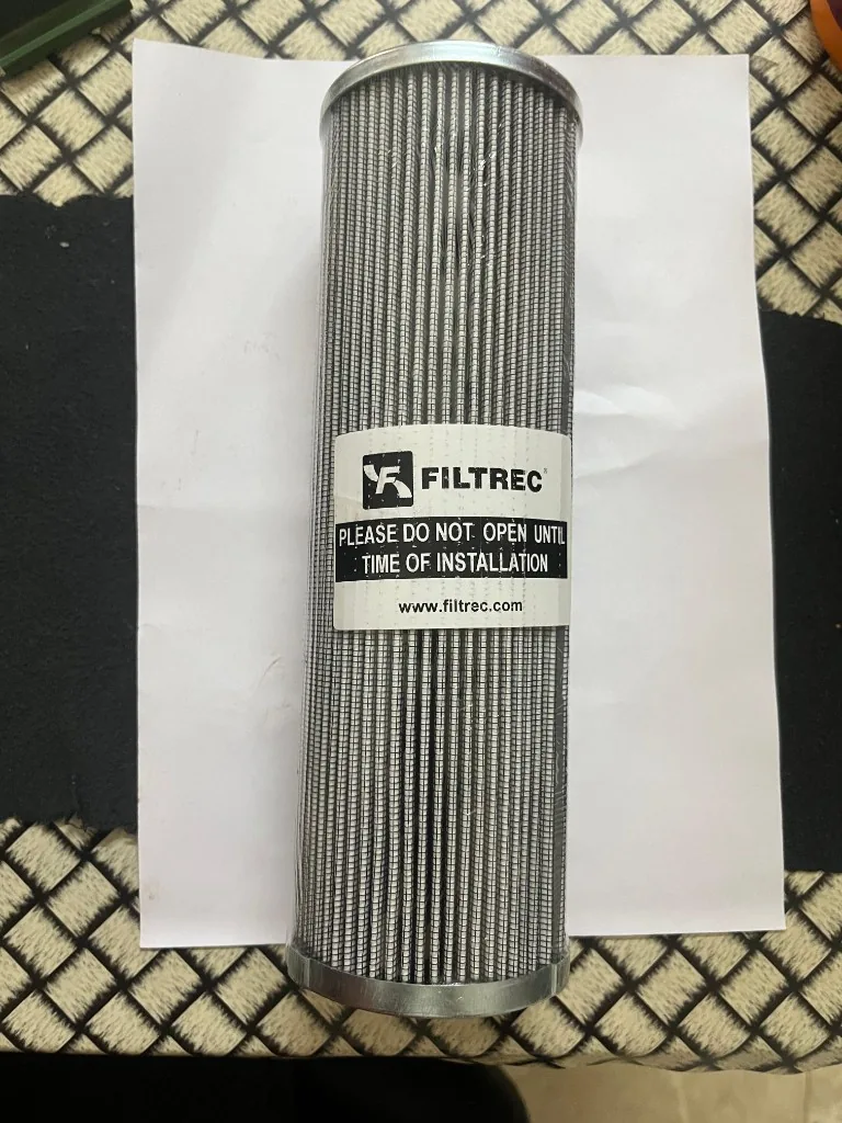 Filtrec XD250G series pleated wire mesh hydraulic filter — shrink-wrapped warehouse stock