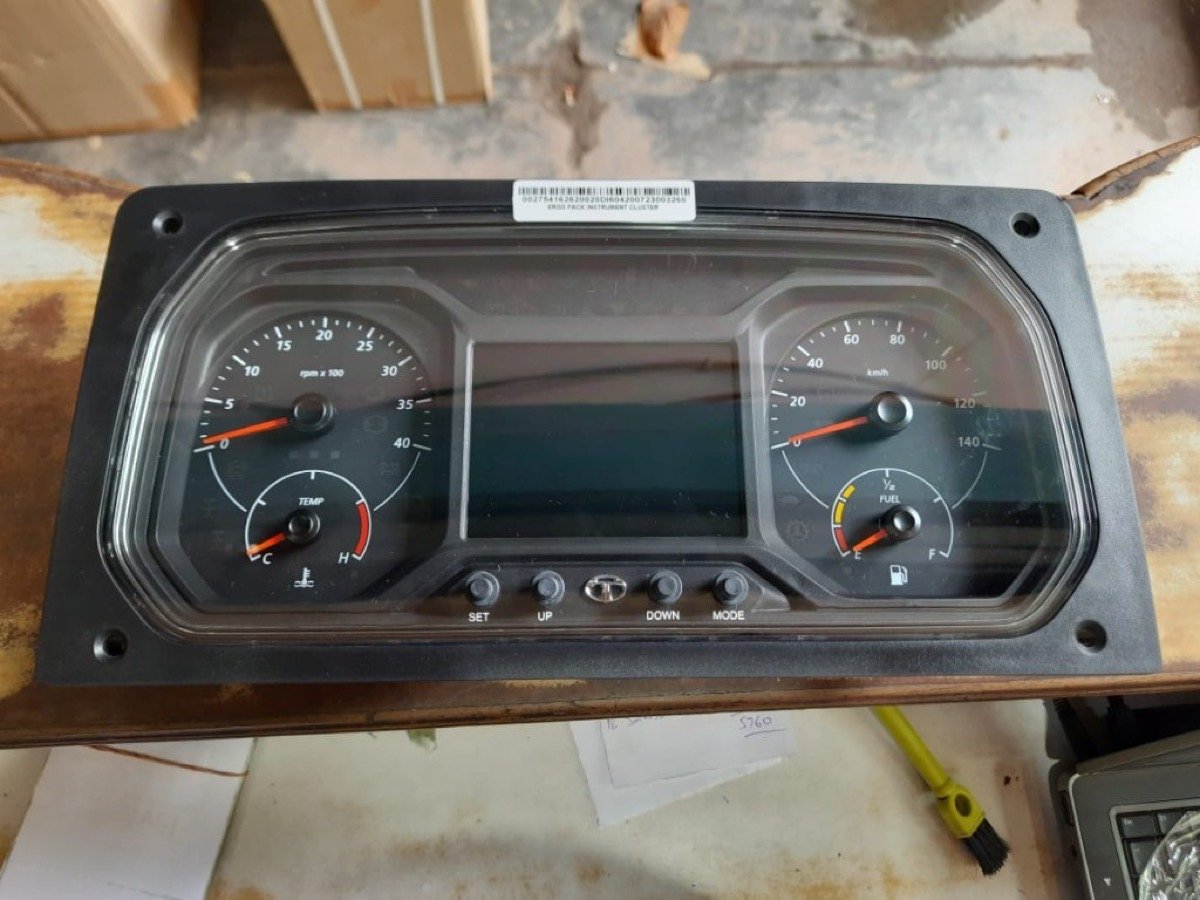 Tata Ergo Pack instrument cluster OEM spare part front view speedometer tachometer