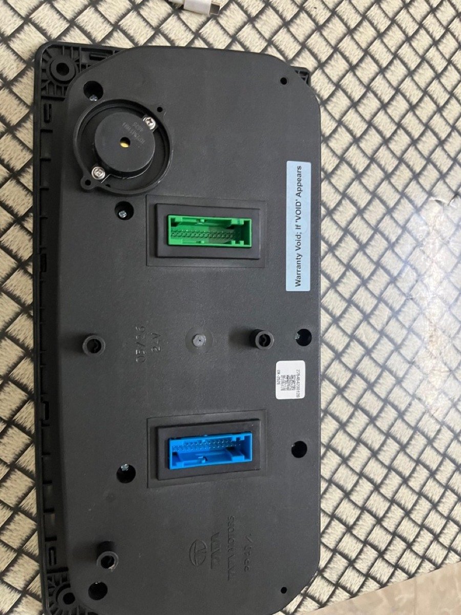 Tata cluster SET UP DOWN MODE control buttons