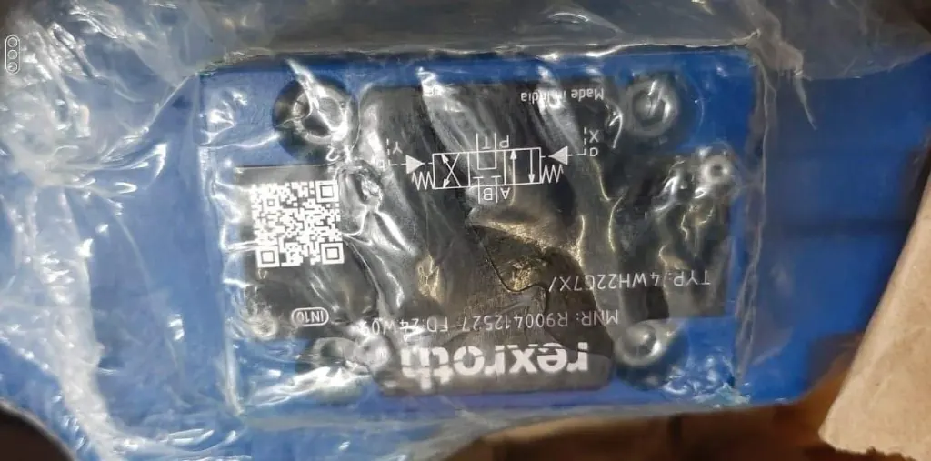 Rexroth R900412527 4WH22G7X nameplate second angle