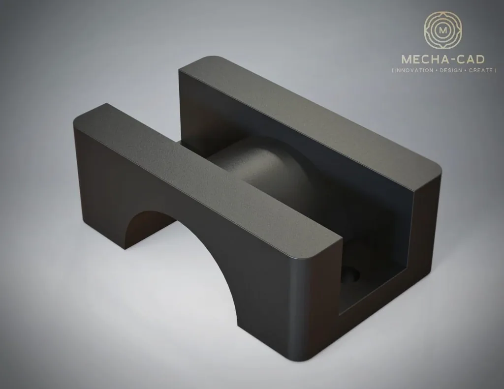Road roller spray nozzle pipe clamp bracket CAD mount for structure pipe