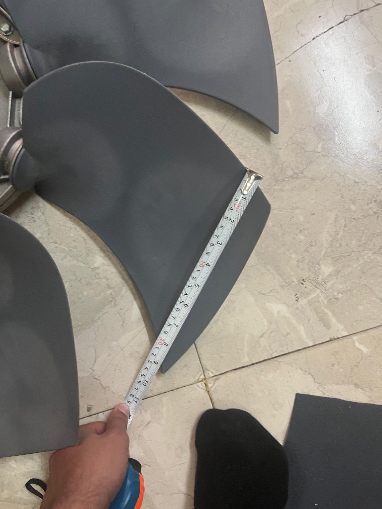 SDLG fan blade length 30cm from hub
