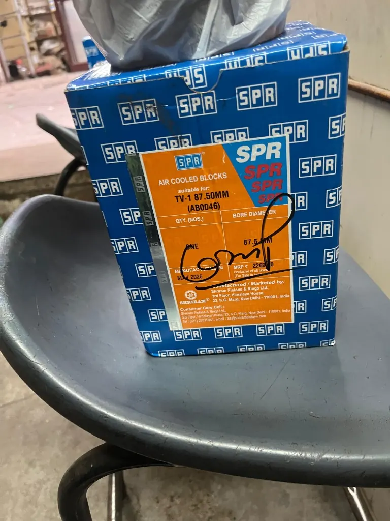 SPR AB0046 TV-1 87.50 mm air-cooled cylinder liner carton