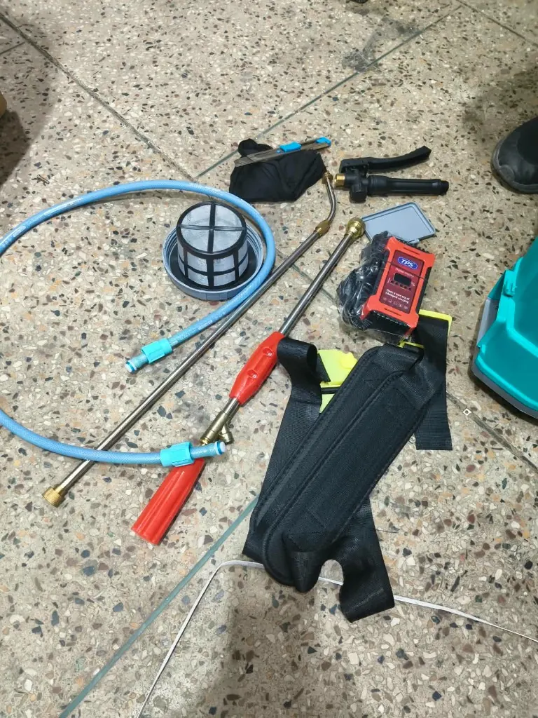 TPS sprayer lance hose strainer strap and TPS Digital display charger