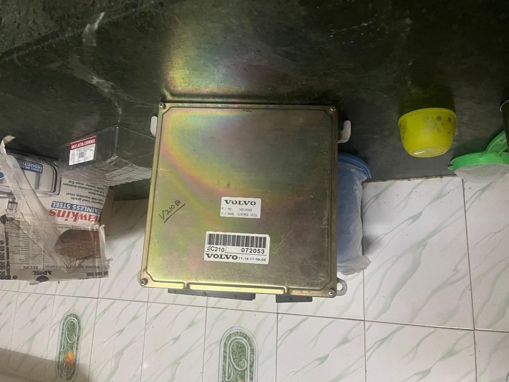 Volvo 14516383 EC210 control ECU labels P/NO CONTROL