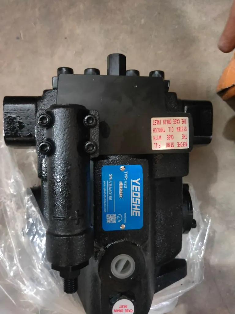 YEOSHE V23 hydraulic piston pump TYPE V23 serial VBA40166